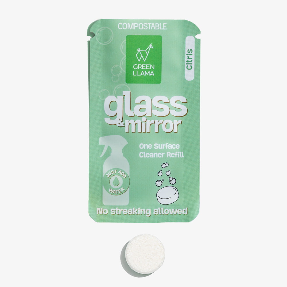Streak-Free Glass & Mirror Cleaner Kit with Litsea Cubeba Fragrance